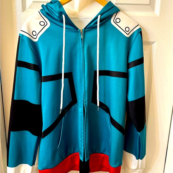 Hero Academia 3D Hoodie Sweatshirt, Drawstring Pullover Costume for Cosplay - Picture 3 of 4
